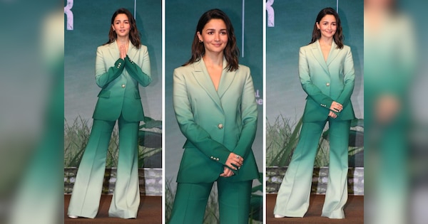 Alia Bhatt mesmerizes in a sassy pant-suit look; the BTS green room video  is a cute highlight 