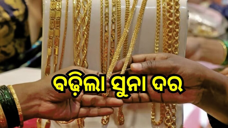 Gold Rate Today: ବଢ଼ିଲା ସୁନା ଦର, ବାହାଘର ସିଜିନରେ ବଢ଼ିଲା ଗ୍ରାହକଙ୍କୁ ଟେନସନ୍, ଓଡ଼ିଶାରେ...