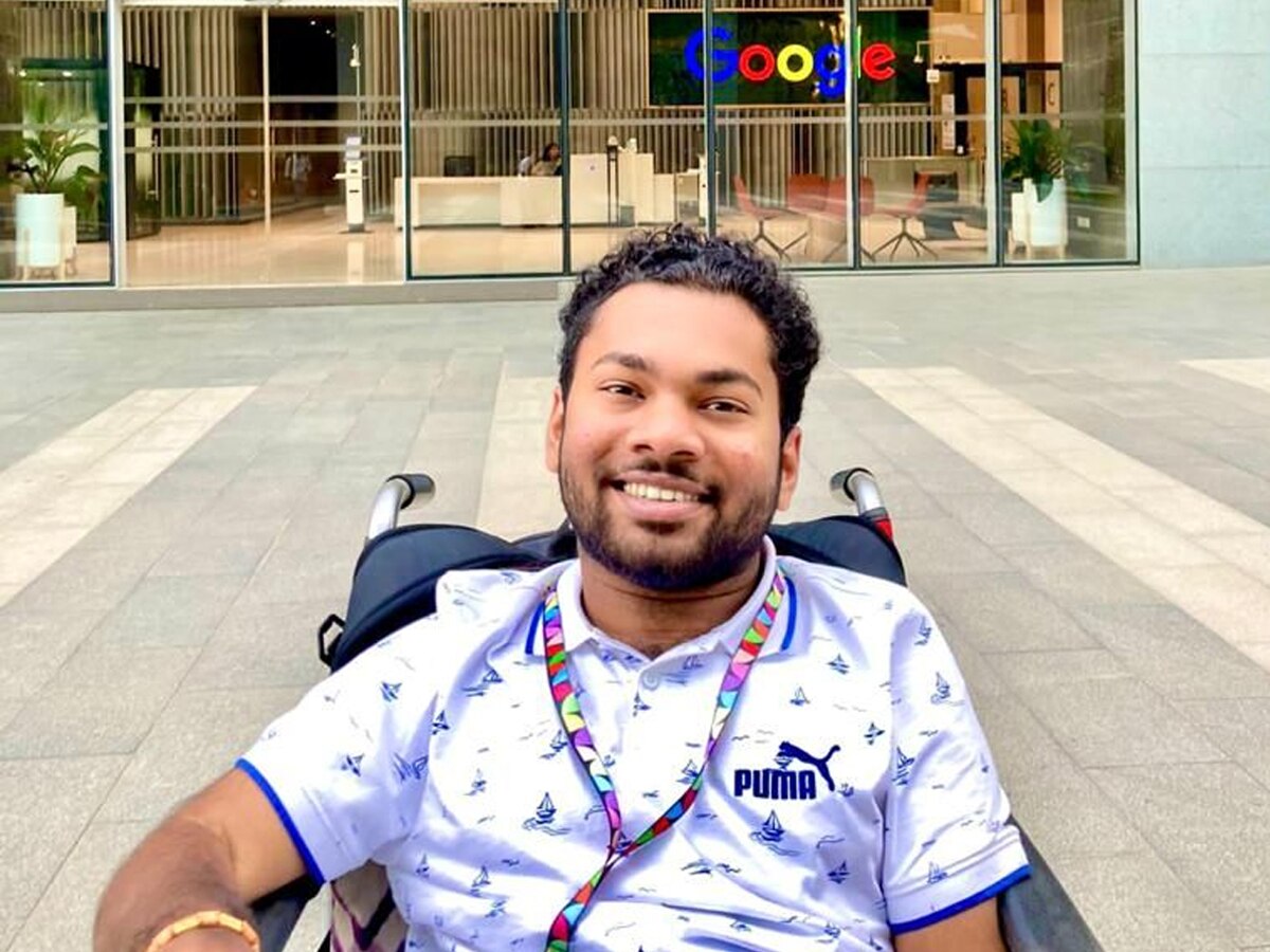 Cerebral Palsy से पीड़ित स्टूडेंट को मिली Google में नौकरी, पढ़िए सफलता की कहानी