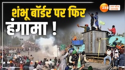 शंभू बॉर्डर पर प्रदर्शनकारियों का हंगामा,पुलिस की ओर से छोड़ी गई आंसू गैस