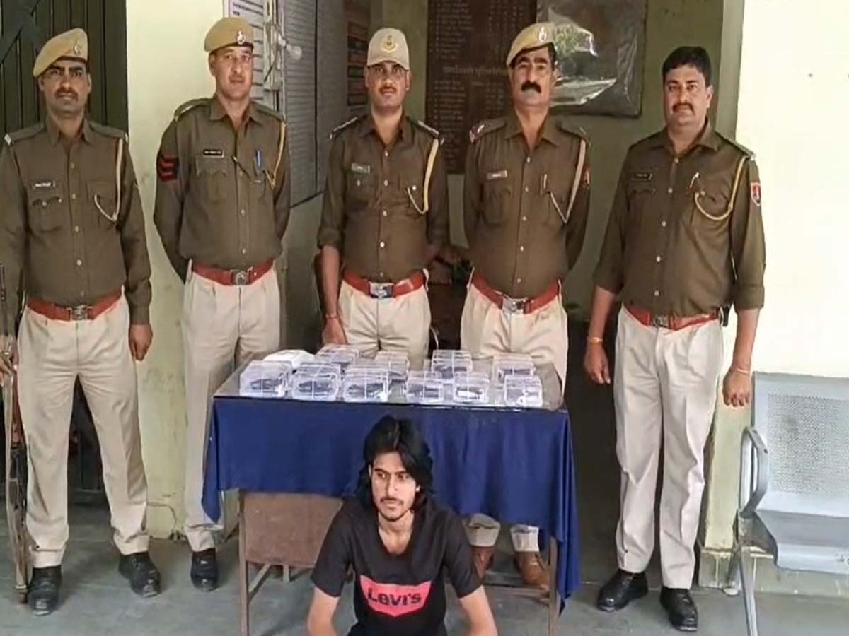 Rajasthan Crime Karauli News Smuggler Arrested With Illegal Weapons Karauli News करौली में