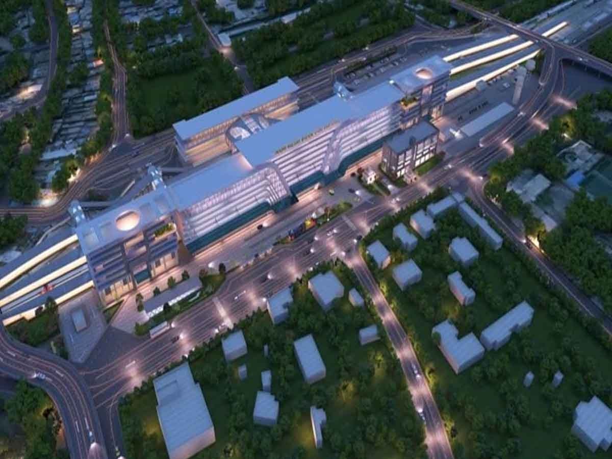 Indore New Railway station 7 storey high tech building Facilities like ...