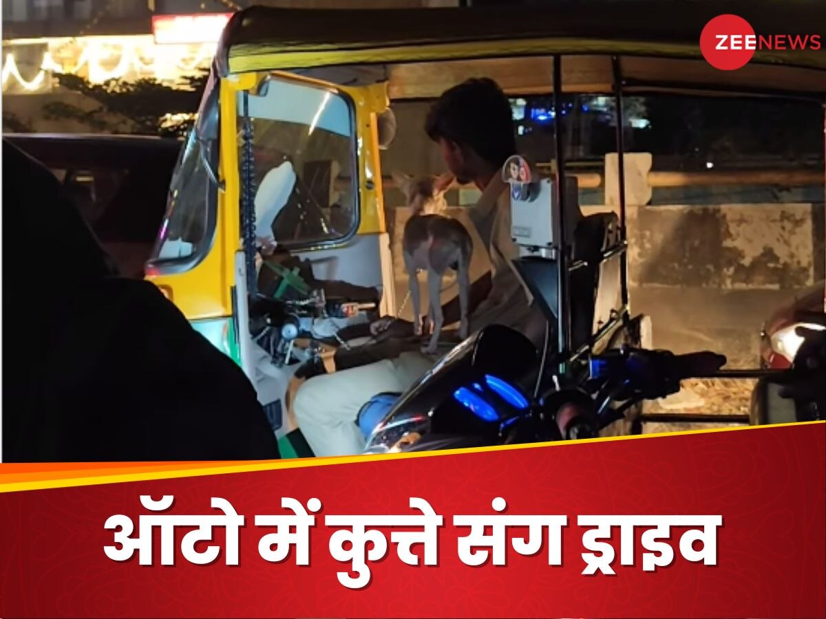 बैंगलोर में ऑटो ड्राइवर के ऑटो में अपने पालतू कुत्ते को बांधा, घुमाने का Video हुआ वायरल