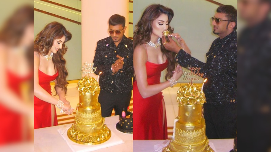Urvashi Rautela: ବାର୍ଥଡେ ରେ ସୁନାର କେକ୍ କାଟିଲେ ଉର୍ବଶୀ, ଦାମ୍ ଶୁଣିଲେ ଉଡି଼ଯିବ ହୋସ୍