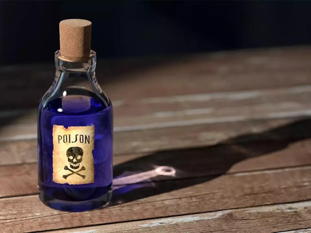 poison stock image