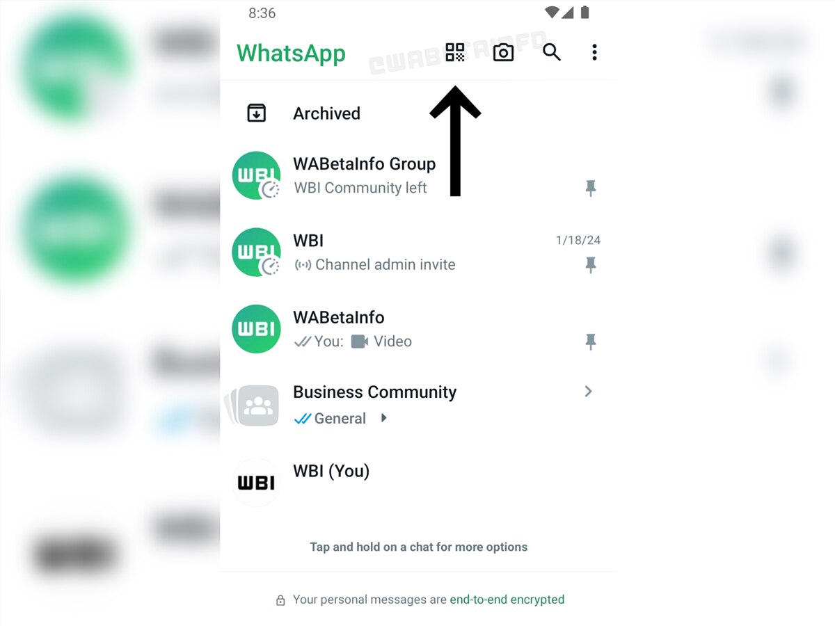 WhatsApp पर आसानी से शेयर कर सकेंगे QR Code, साथ में डिस्प्ले हो सकता है Username