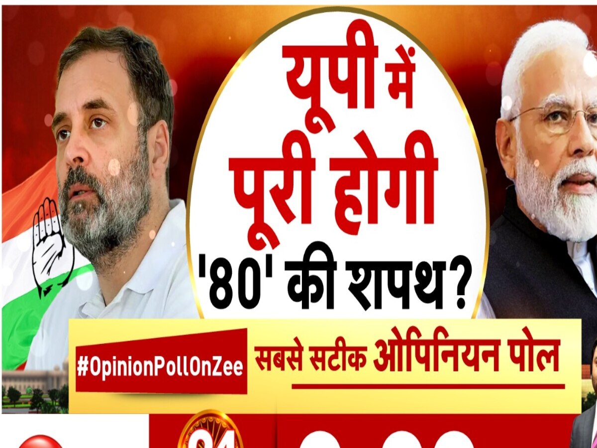 Zee News Opinion Poll: मोदी-योगी का तूफान, सपा-कांग्रेस का सफाया; यूपी में जनता के मूड ने सबको किया हैरान