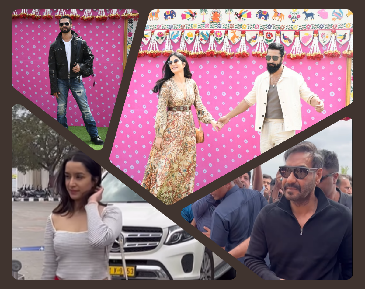 Ambani Party Katrina Kaif Vicky Kaushal Shahid kapoor reached jamnagar