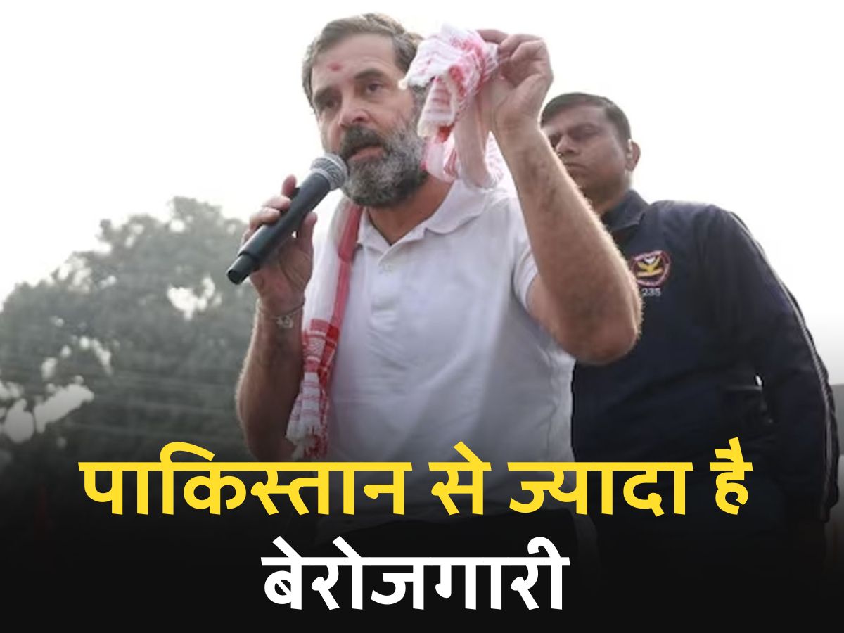 BJP पर राहुल गांधी का बड़ा हमला; कहा, "देश में पाकिस्तान से ज्यादा है बेरोजगारी" BJP पर राहुल गांधी का बड़ा हमला; कहा, "देश में पाकिस्तान से ज्यादा है बेरोजगारी"