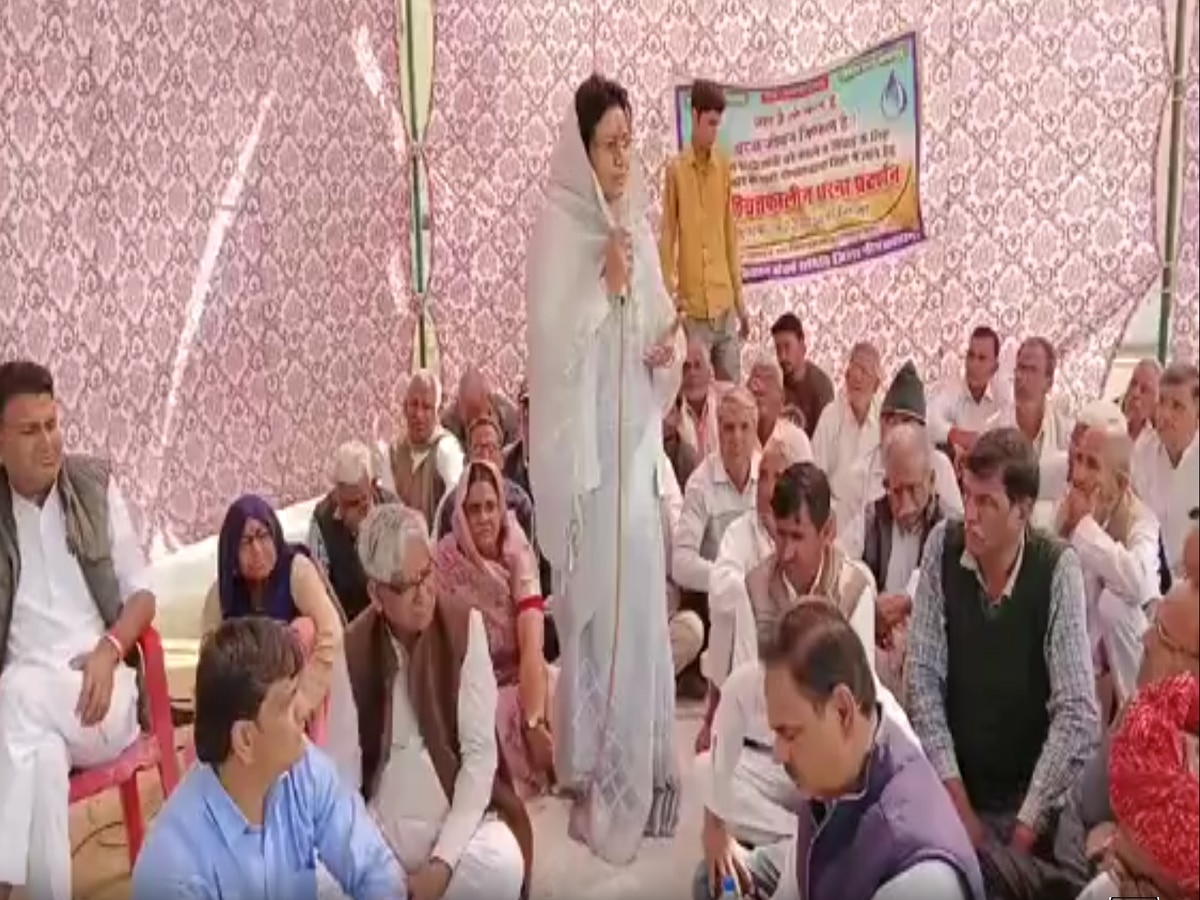 Neemkathana Farmers Protest Zee Rajasthan 