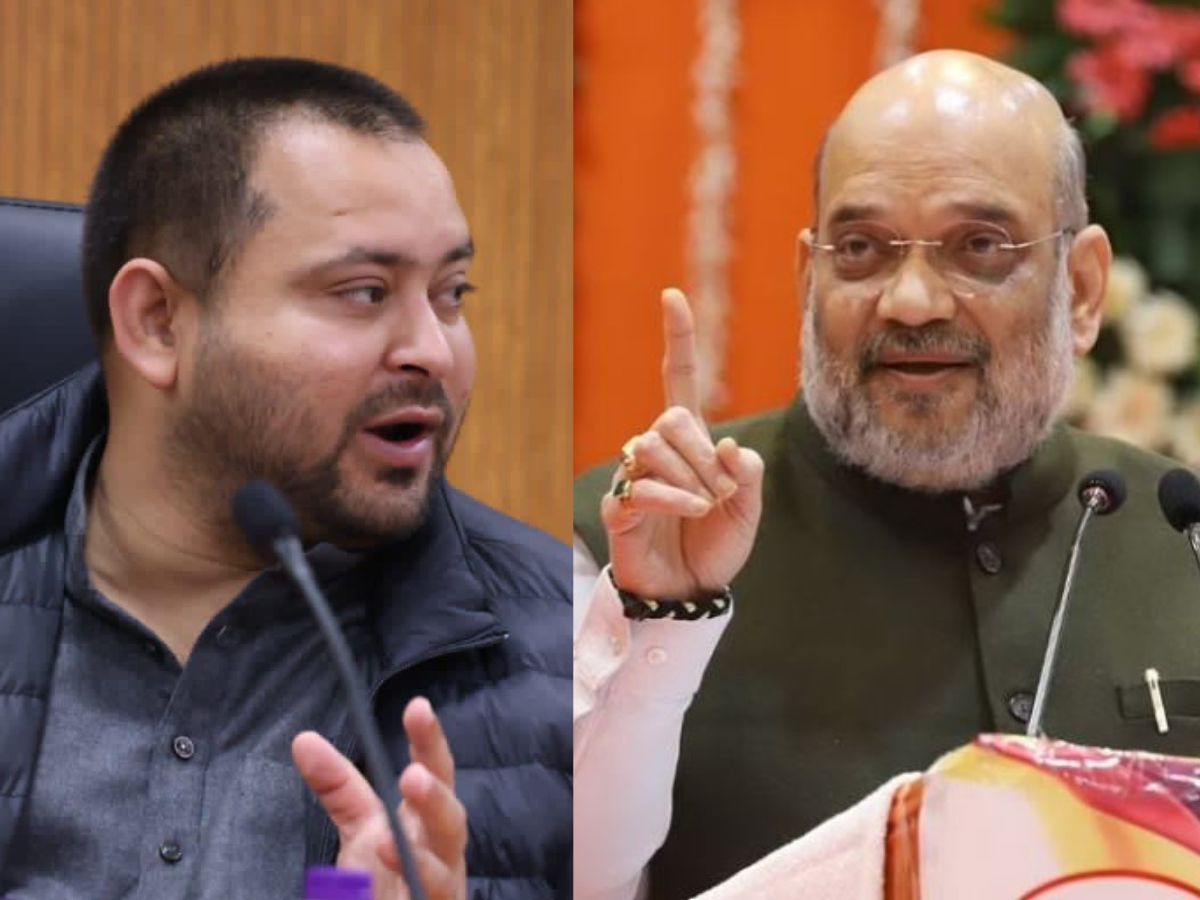 तेजस्वी ने किया लालू के बयान का बचाव, अमित शाह बोले-लोकतंत्र कैसे मजबूत करेंगे 'परिवारवादी'?