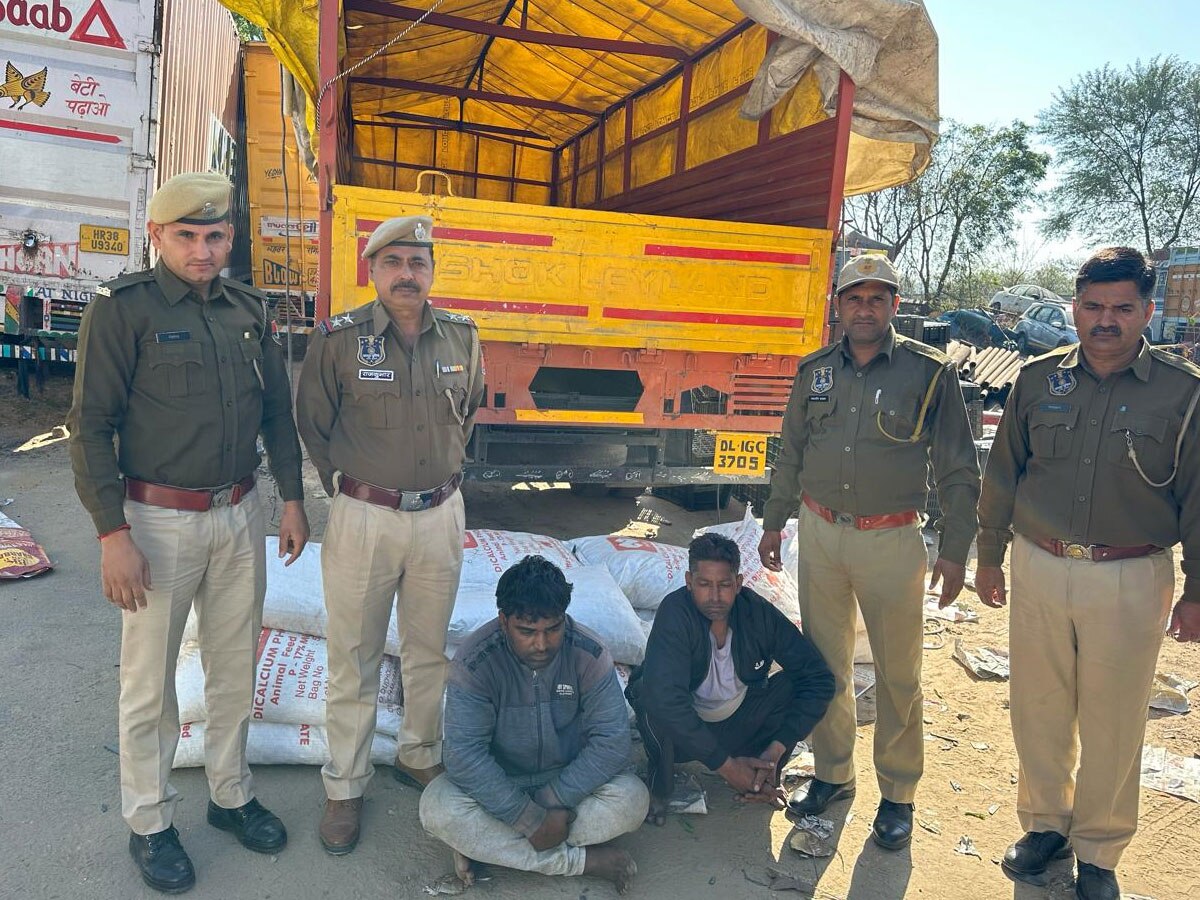 Jaipur News: चौमूं में सब्जी की आड़ में की जा रही थी डोडा-पोस्त की तस्करी, पुलिस ने जब्त किया ट्रक