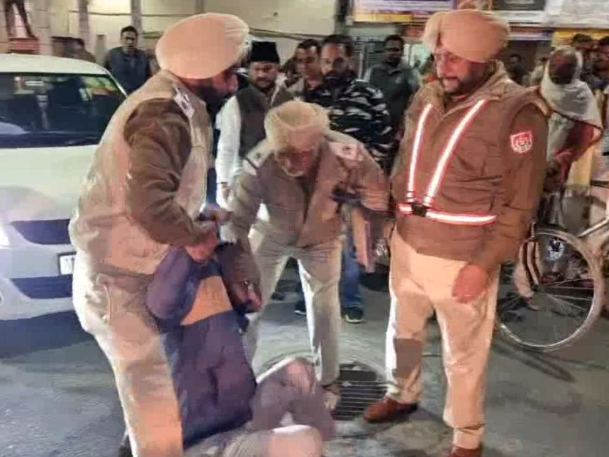 Drink and Drive Challan: ਡਰਿੰਕ ਐਂਡ ਡਰਾਈਵ ਦਾ ਚਲਾਨ ਕਰਦੀ ਪੁਲਿਸ ਨੂੰ ਸ਼ਰਾਬੀ ਨੇ ਪਾਇਆ ਵਕਤ, ਸੜਕ 'ਤੇ ਕੀਤਾ ਹੰਗਾਮਾ