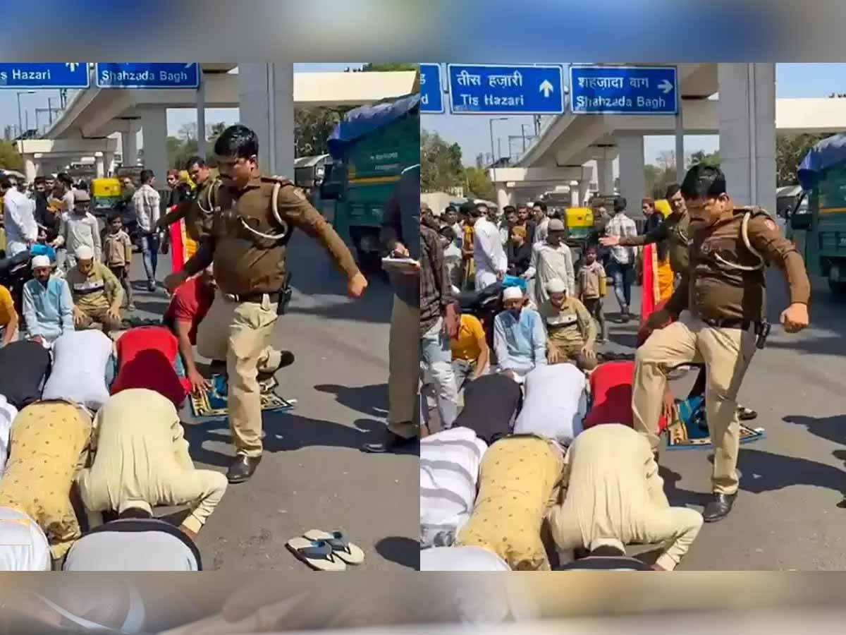 छावनी में तबदील हुआ दिल्ली का इंद्रलोक; नमाजियों को लात मारने से जुड़ा है मामला छावनी में तबदील हुआ दिल्ली का इंद्रलोक; नमाजियों को लात मारने से जुड़ा है मामला