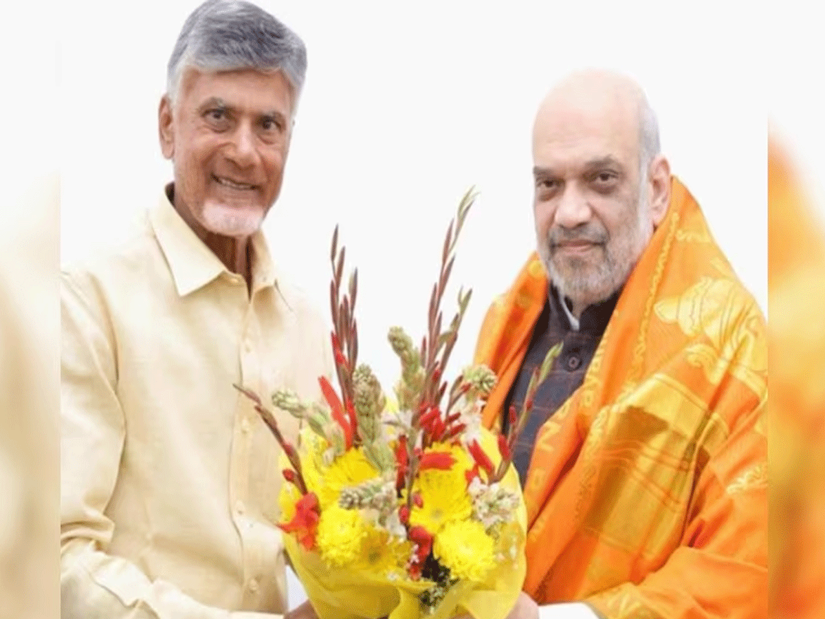 6 साल बाद फिर से NDA के हुए चंद्र बाबू नायडू, TDP-BJP के बीच डील हुई पक्की 6 साल बाद फिर से NDA के हुए चंद्र बाबू नायडू, TDP-BJP के बीच डील हुई पक्की