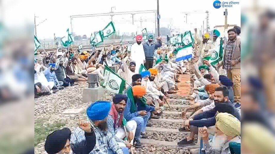 Rail Roko Andolan: ਕਿਸਾਨ ਜਥੇਬੰਦੀਆਂ ਵੱਲੋਂ ਪੰਜਾਬ ਭਰ 'ਚ ਰੇਲਾਂ ਦਾ ਚੱਕਾ ਜਾਮ ...