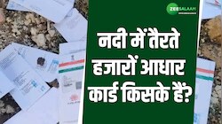 नदी में तैरते आधार कार्ड को देख लोग हुए हैरान, डाक विभाग पर लगा लापरवाही का इल्जाम! 