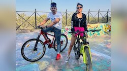 निया शर्मा ने दिखाई वर्कआउट रूटीन की झलक, शालीन भनोट संग दिए पोज