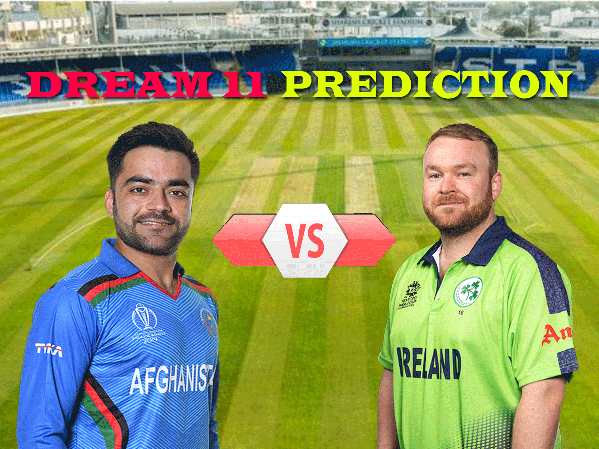 AFG vs IRE 1st T20I Dream11 Prediction: ऐसे बनाएं बेस्ट ड्रीम11 टीम, जानें पिच रिपोर्ट और प्लेइंग 11 AFG vs IRE 1st T20I Dream11 Prediction: ऐसे बनाएं बेस्ट ड्रीम11 टीम, जानें पिच रिपोर्ट और प्लेइंग 11