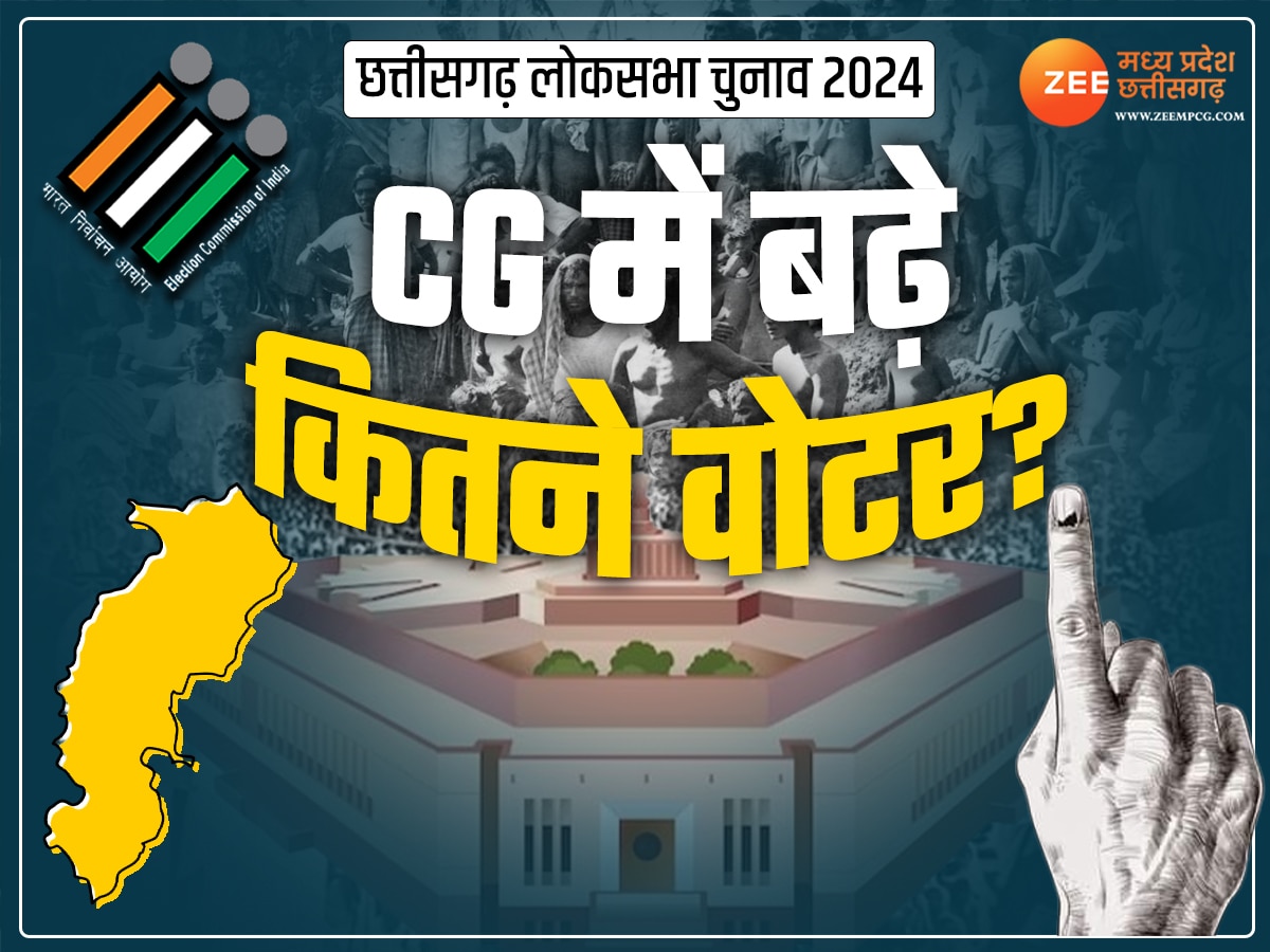 Chhattisgarh Lok Sabha Election: 5 साल में छत्तीसगढ़ में 8% मतदाताओं की बढ़ोतरी, जानिए चुनाव से जुड़े अहम आंकड़े