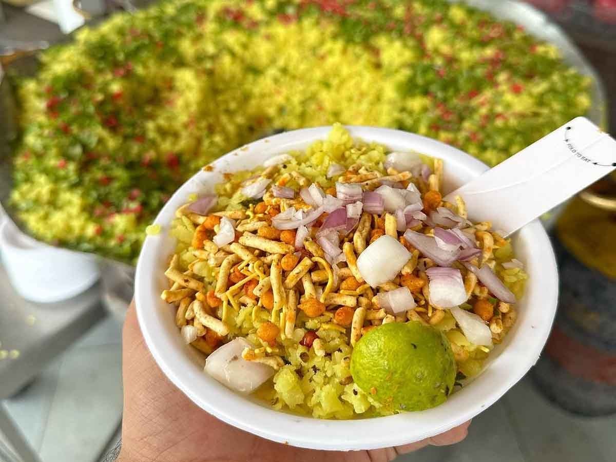 Indore top 5 famous poha dish usal poha tari poha try it taste Types of ...