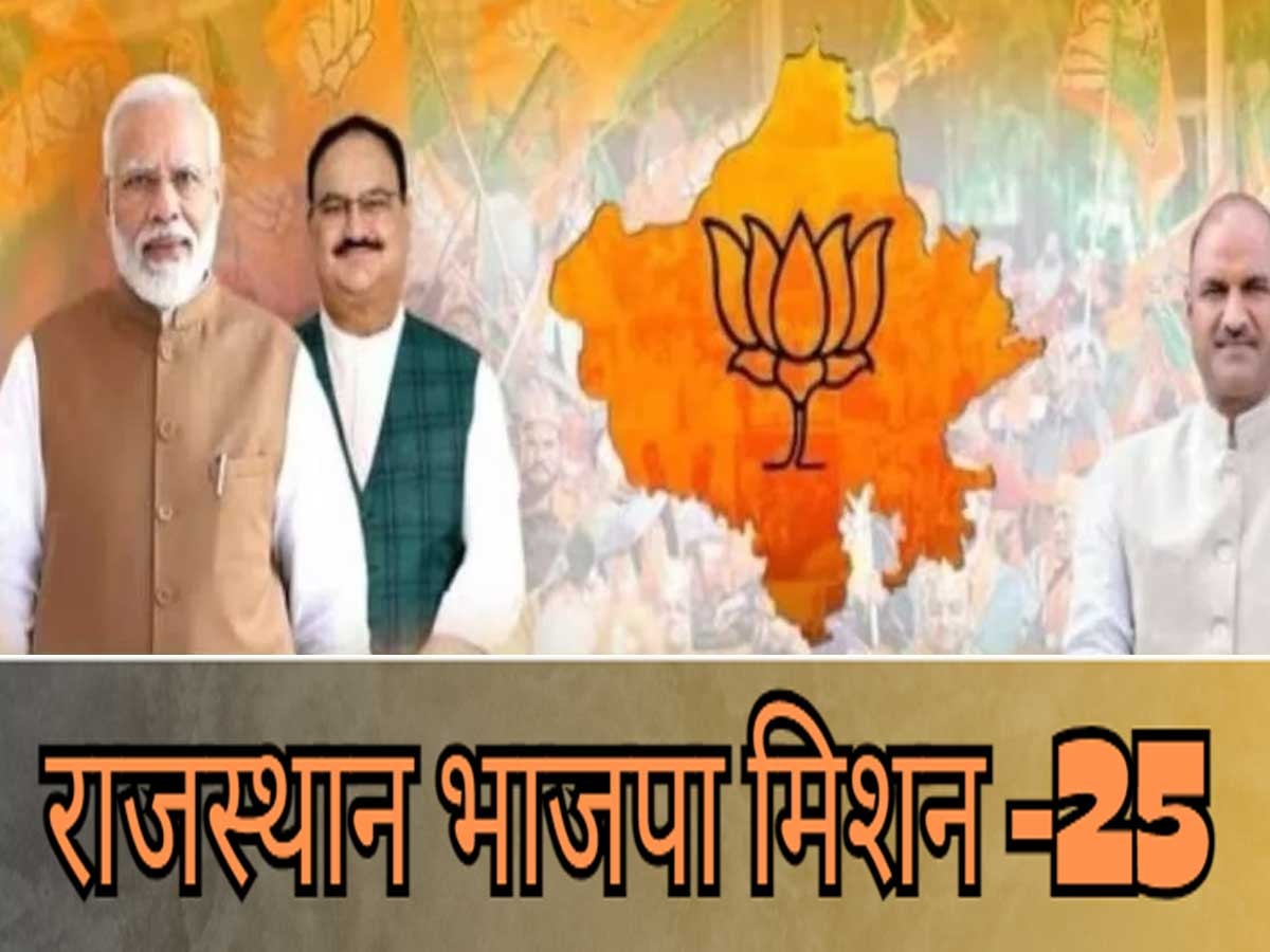 Rajasthan BJP Mission 25 ZeeRajasthan