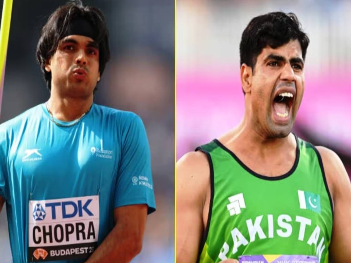 पाक खिलाड़ी नदीम के पास 8 साल से नहीं हैं नया भाला खरीदने के पैसे; हालत जानकर भावुक हुए नीरज चोपड़ा पाक खिलाड़ी नदीम के पास 8 साल से नहीं हैं नया भाला खरीदने के पैसे; हालत जानकर भावुक हुए नीरज चोपड़ा