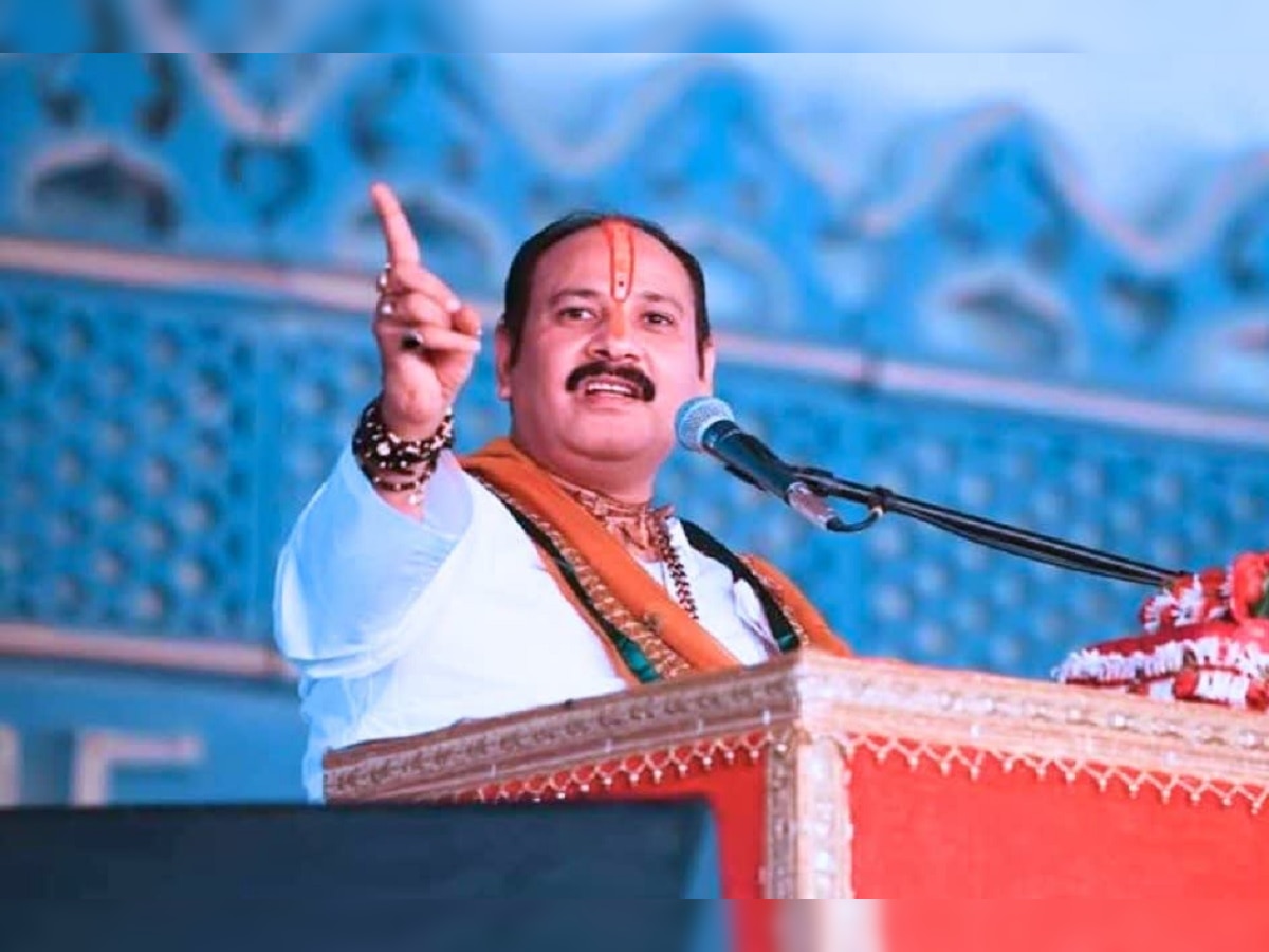 pandit pradeep mishra shivmahapuran katha program in haryana rewari ...