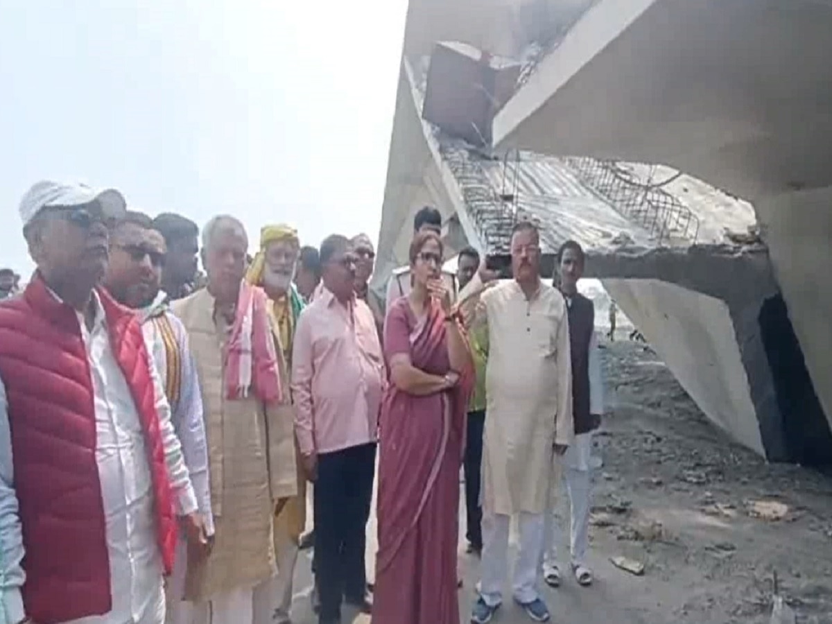 कांग्रेस की राज्यसभा सांसद रंजीत रंजन ने पुल हादसे का लिया जायजा, सरकार पर कसा तंज