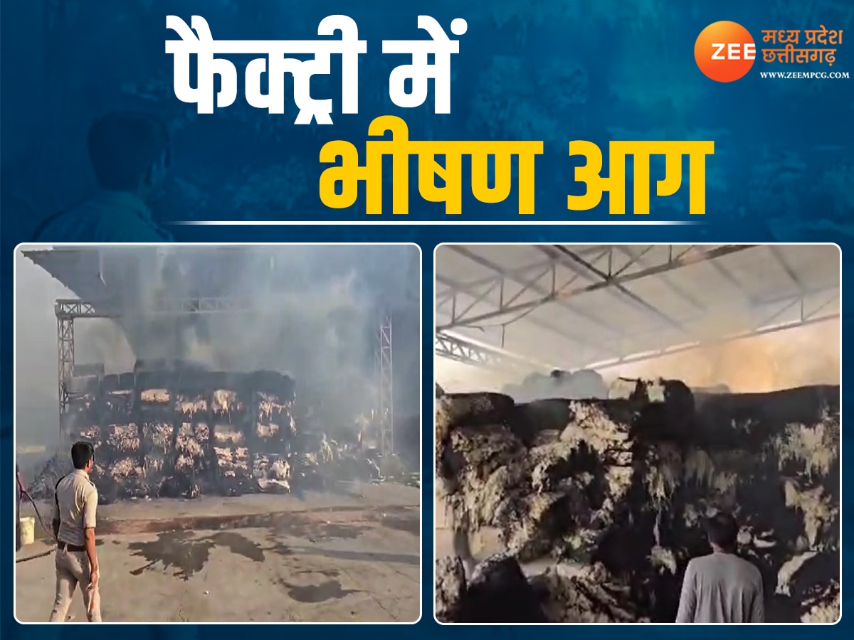 Khandwa News: आग की विनाश लीला! धू-धू कर जली कपास फैक्ट्री, आसमान को छूती नजर आई लपटें