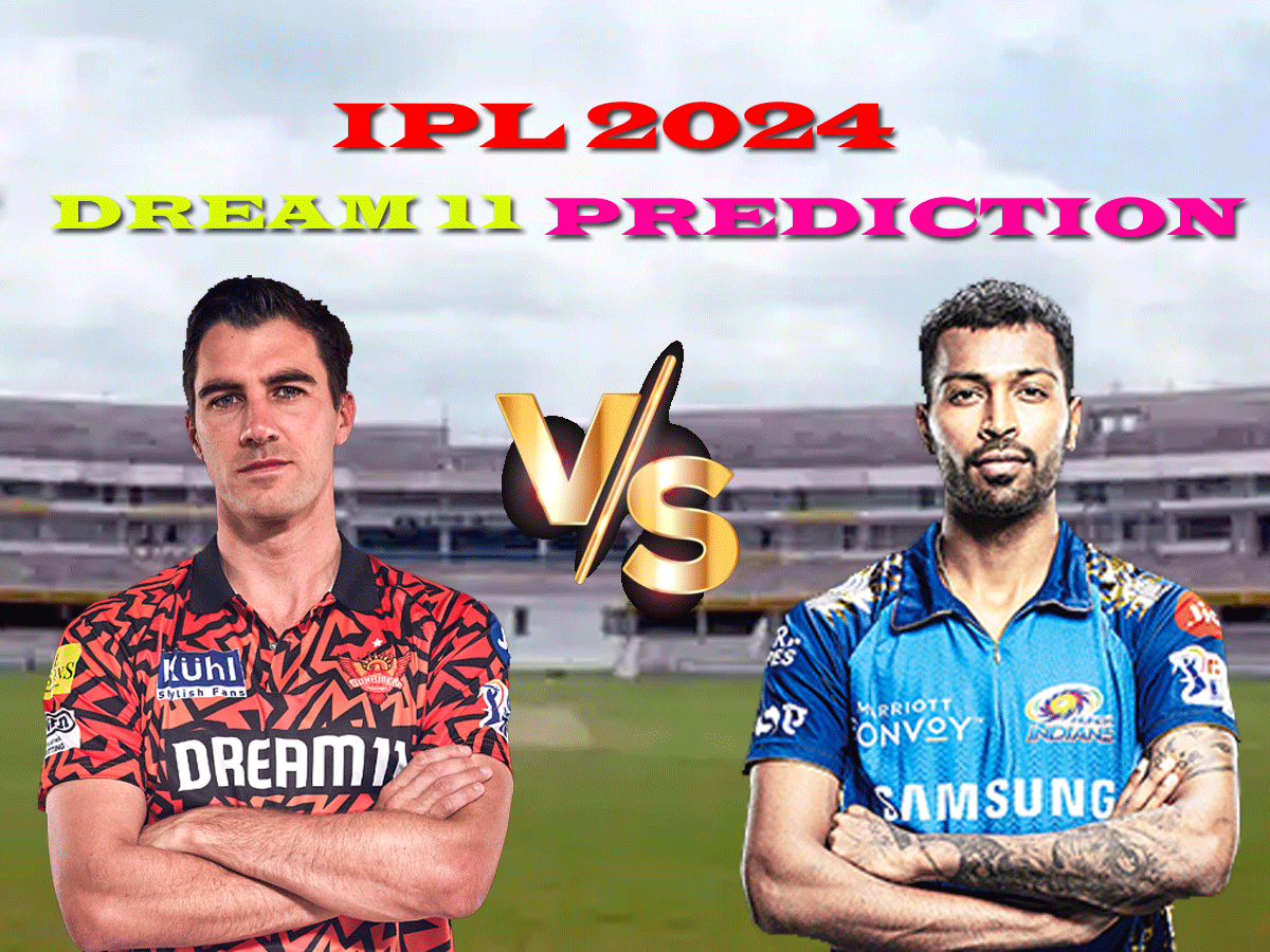 SRH vs MI Dream 11 Prediction: 8वें मैच में ऐसे बनाएं ड्रीम11 टीम, जानें पिच रिपोर्ट और प्लेइंग इलेवन SRH vs MI Dream 11 Prediction: 8वें मैच में ऐसे बनाएं ड्रीम11 टीम, जानें पिच रिपोर्ट और प्लेइंग इलेवन
