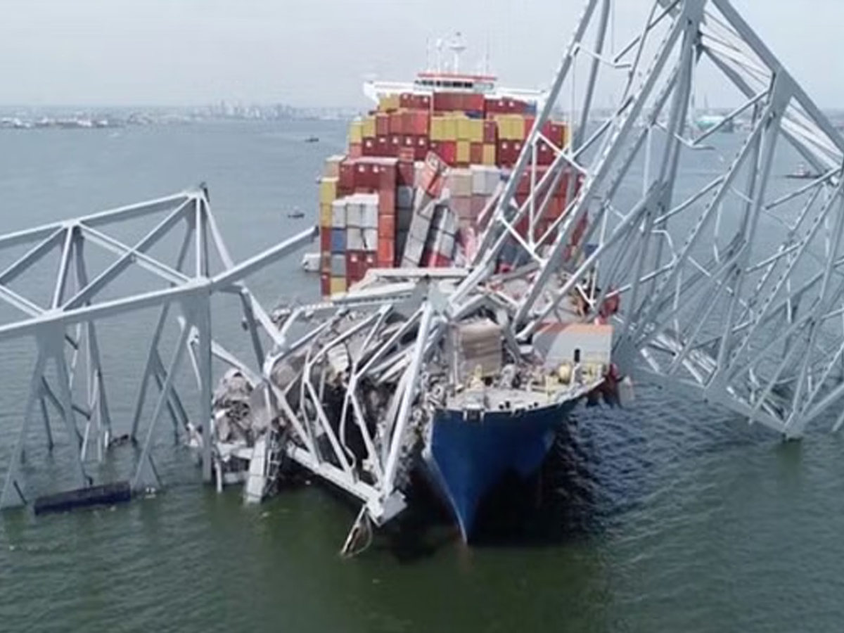 Baltimore Bridge accident: ବଲ୍ଟିମୋରରେ ଜାହାଜ ଦୁର୍ଘଟଣା, କ୍ଷତି ସହିବ ଭାରତ Baltimore Bridge accident: ବଲ୍ଟିମୋରରେ ଜାହାଜ ଦୁର୍ଘଟଣା, କ୍ଷତି ସହିବ ଭାରତ