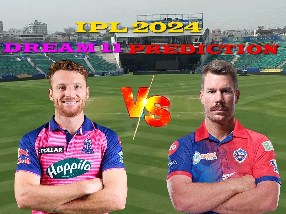 RR vs DC Dream 11 Prediction: 9वें मैच में ऐसे बनाएं ड्रीम11 टीम, जानें पिच रिपोर्ट और प्लेइंग 11 RR vs DC Dream 11 Prediction: 9वें मैच में ऐसे बनाएं ड्रीम11 टीम, जानें पिच रिपोर्ट और प्लेइंग 11