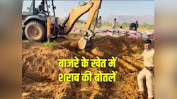 Sirohi News: उपर लगी थी बाजरे की फसल, नीचे खेत खोदा तो निकली शराब की बोतलें  