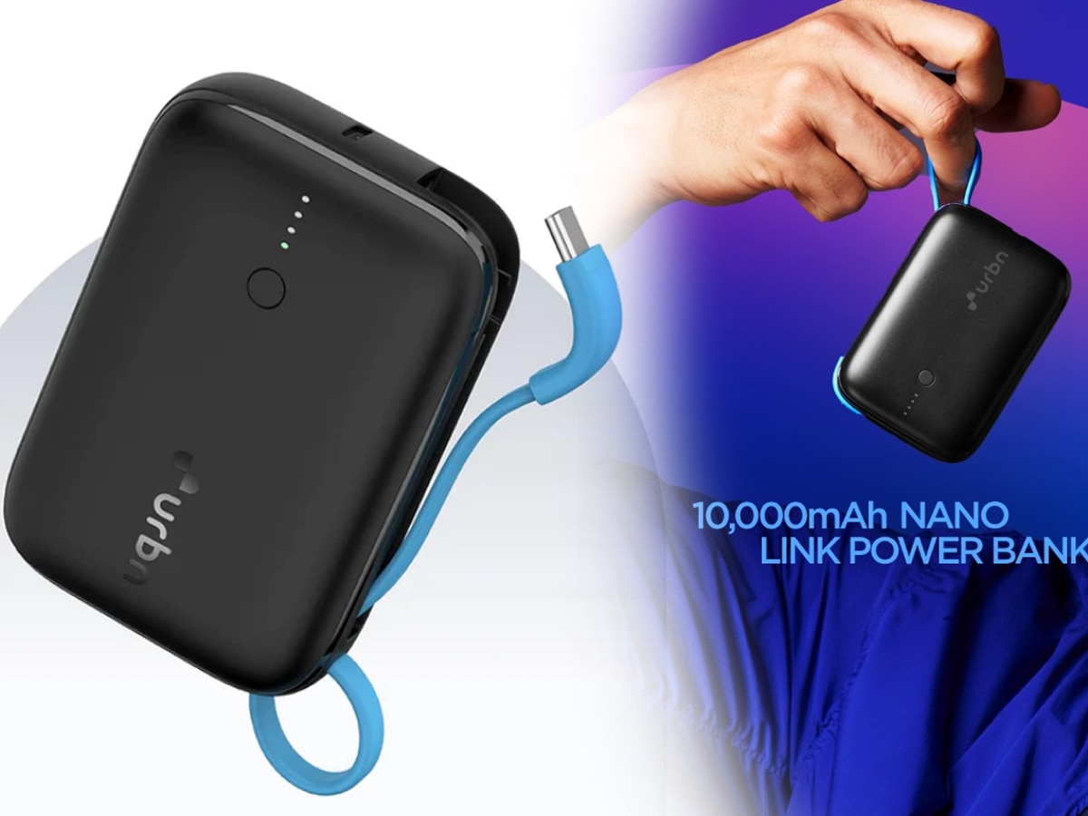Urbn ने उतारा Nanolink Power Bank, इनबिल्ट Type-C चार्जिंग केबल के साथ मिलेगी दमदार बैटरी 