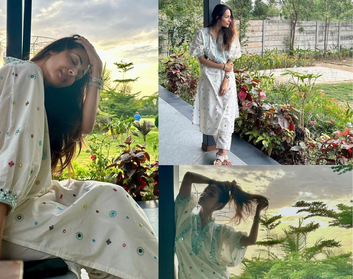 व्हाइट सूट, नो-मेकअप लुक और नूर, सिंपल अंदाज में बला की खूबसूरत दिखीं मलाइका अरोड़ा... 16 फोटोज वायरल