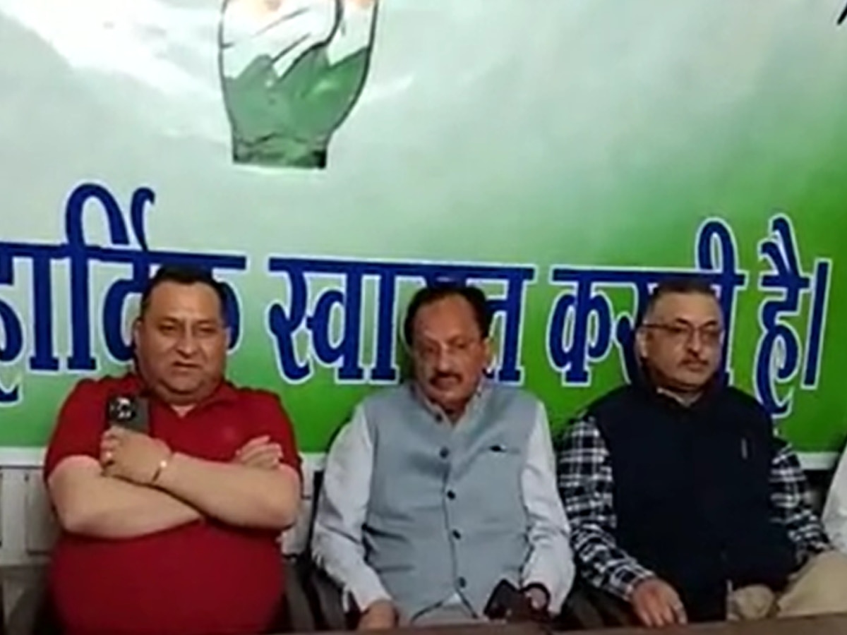 Himachal Congress: भाजपा पर फिर हमला पर हुए हिमाचल में मंत्री हर्षवर्धन चौहान, कहा- ऑपरेशन लोटस हुआ फेल