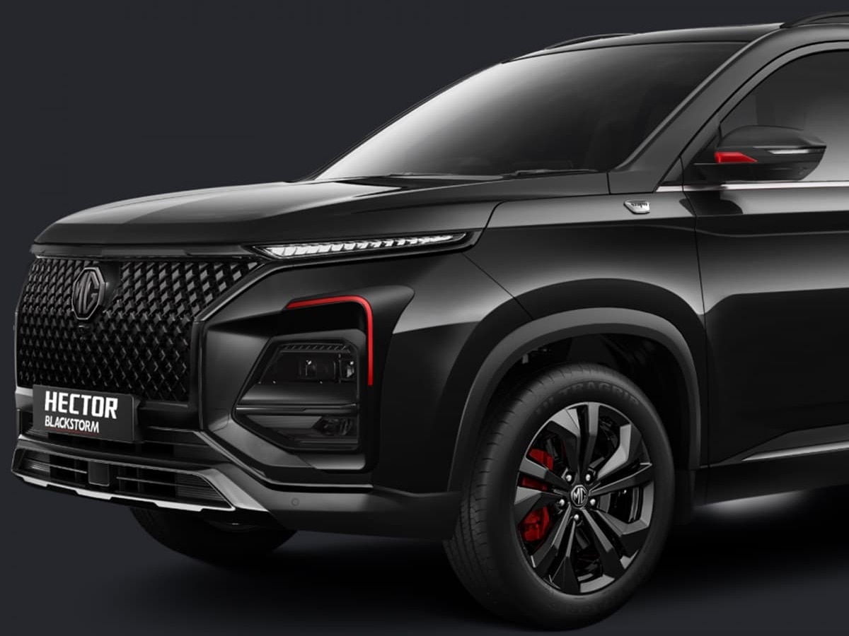 नई MG Hector Blackstorm का टीजर जारी, कल होगी लॉन्च