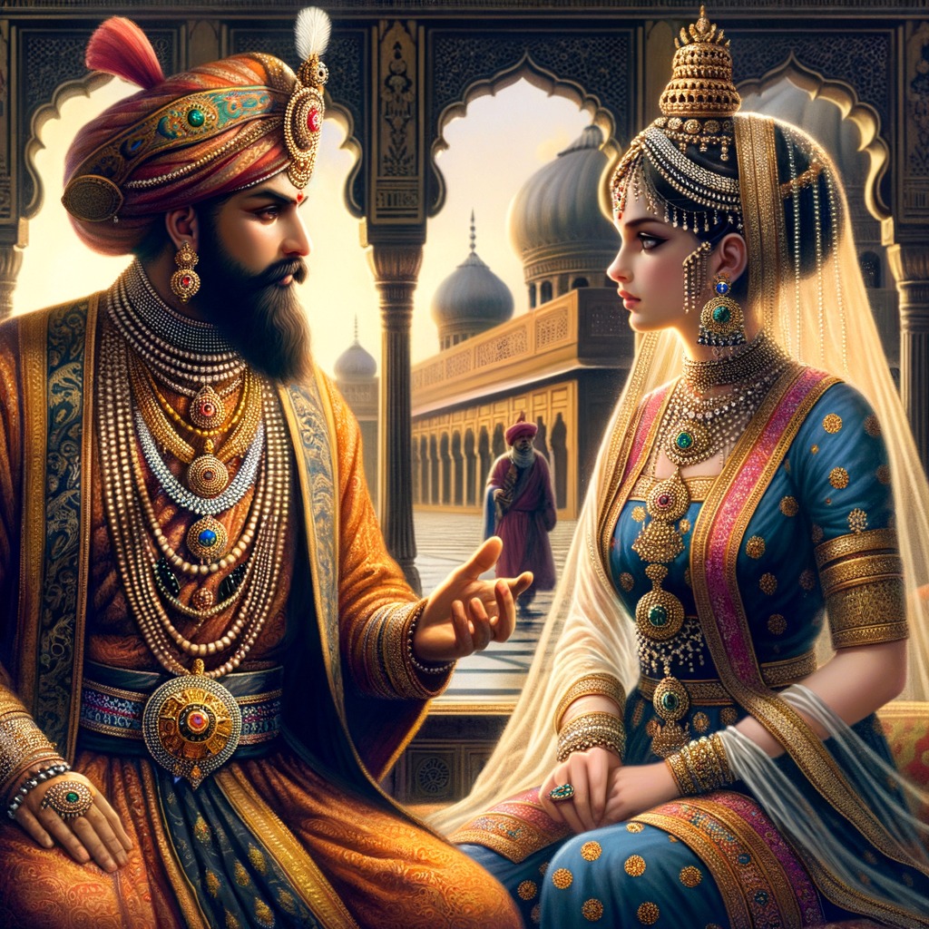 Muslam Raja hindu raja married to muslim princesses mughal akbar daughter Shahzadi ...