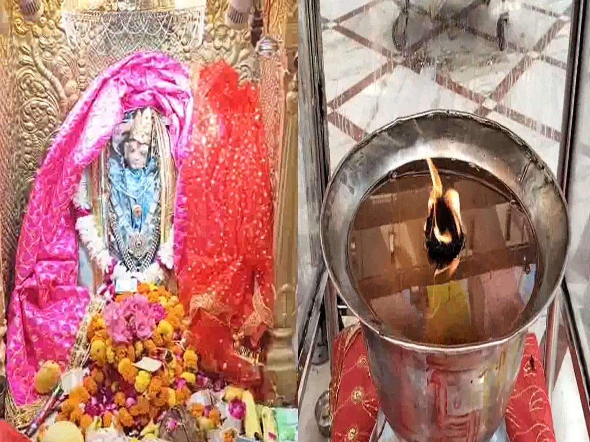 Chaitra Navratra 5th Day: चैत्र नवरात्रि के पांचवे दिन मंदिरों में लगा भक्तों का तांता, जगह-जगह देखी जा रही भारी भीड़