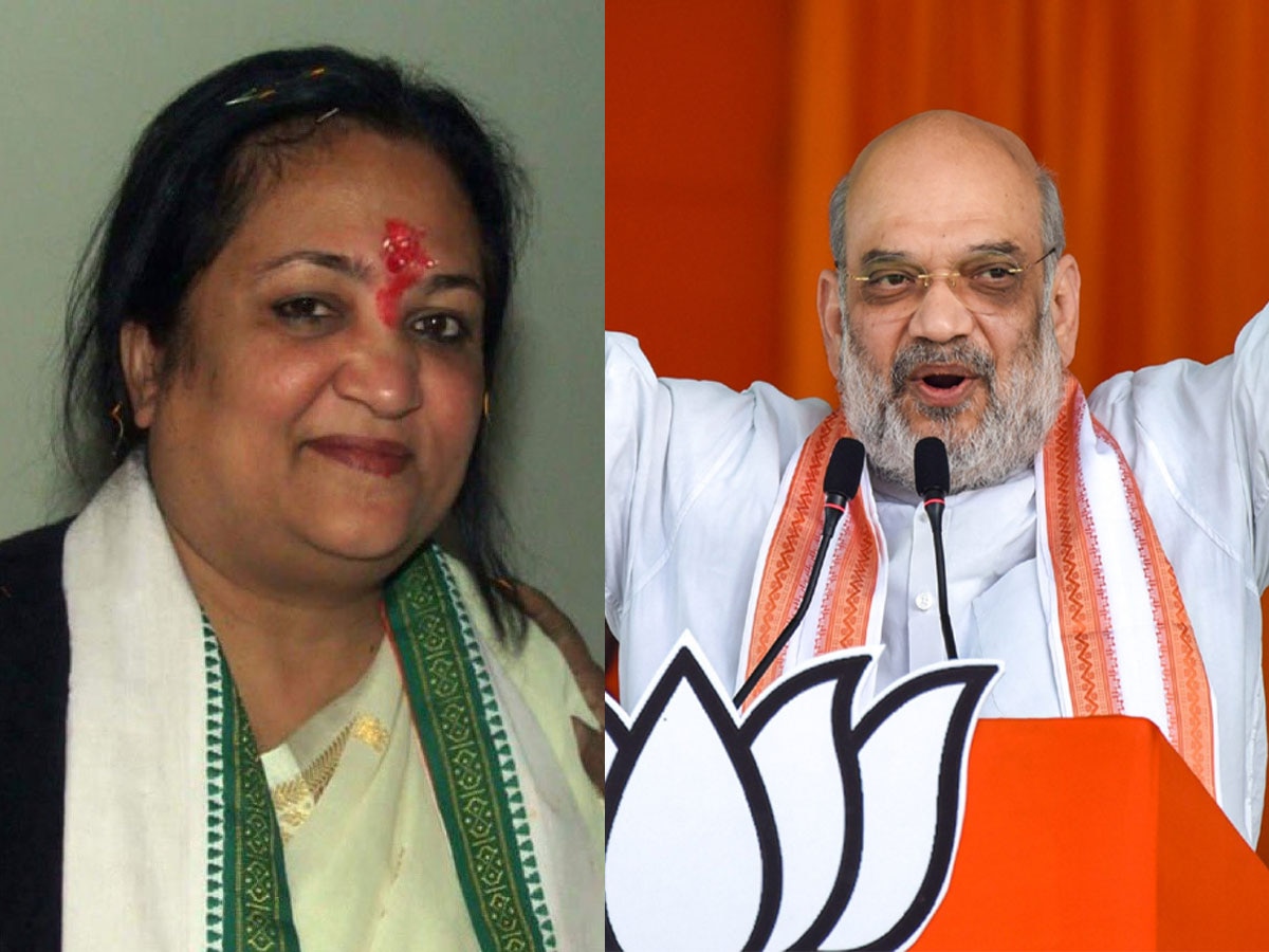 गुजरात के इस सीट पर BJP के चाणक्य अमित शाह का मुकाबला करने उतरी ये महिला उम्मीदवार