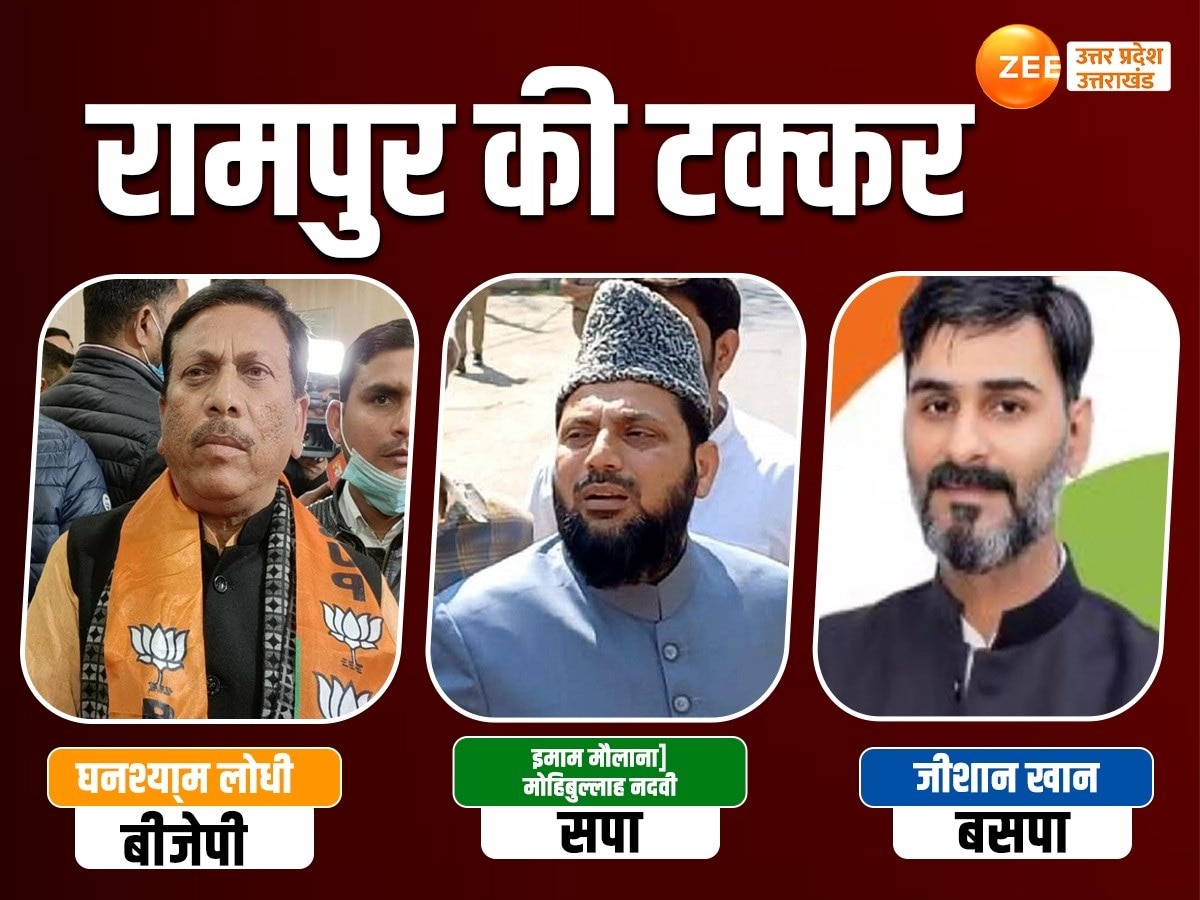 Rampur Lok Sabha Seat Election Bjp Ghanshyam Lodhi Vs SP Maulana ...