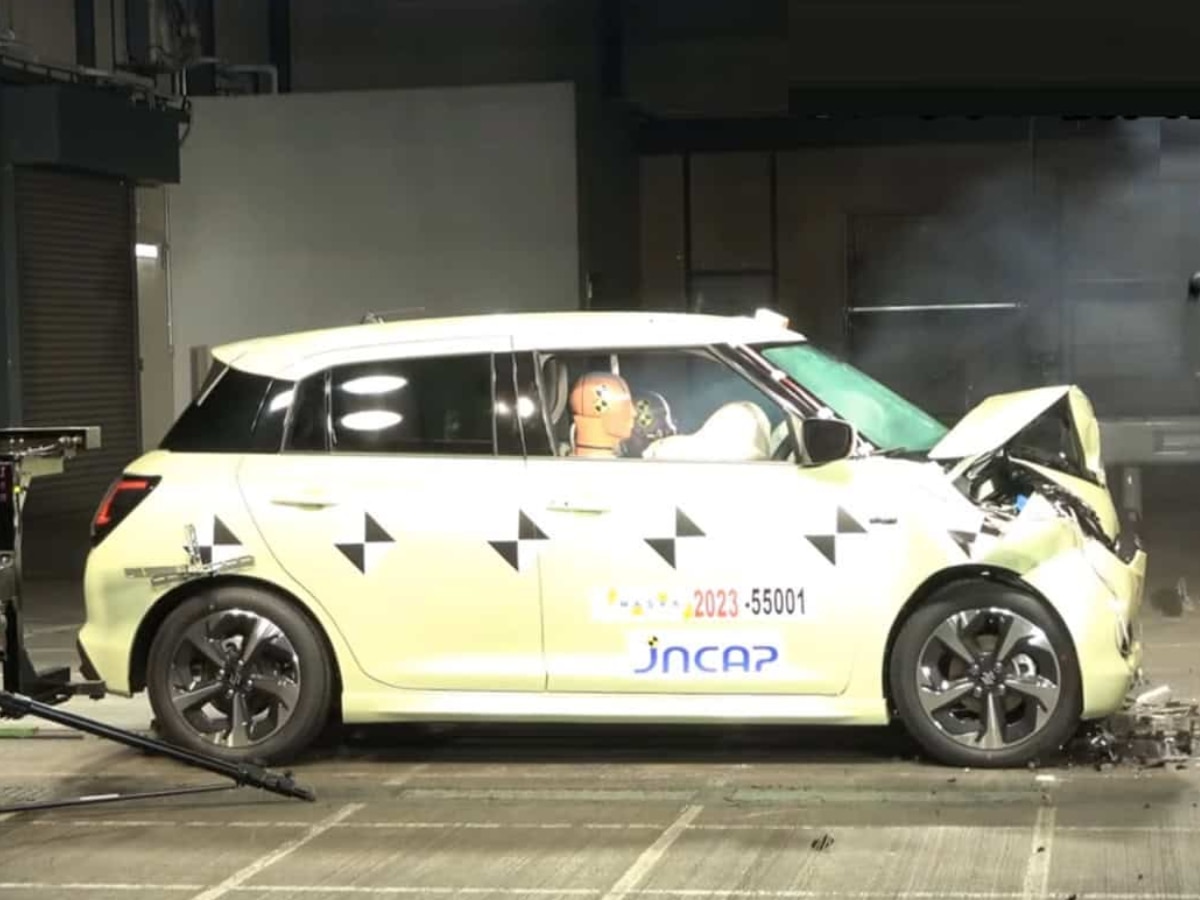 नई 2024 मारुति स्विफ्ट को मिली 4 स्टार सेफ्टी रेटिंग, Japan NCAP ने किया क्रैश टेस्ट