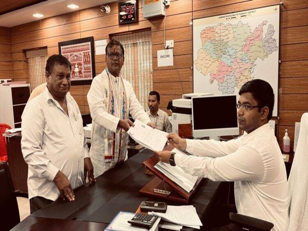 Saptagiri Sankar Ulaka filed nomination