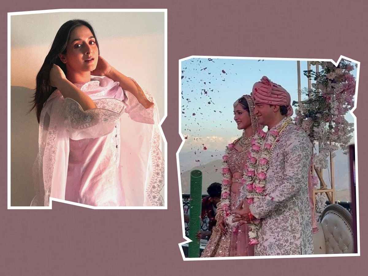 Love Aaj kal star arushi sharma marry casting director vaibhav vishant  dreamy wedding photo viral | Love Aaj Kal 2 की एक्ट्रेस ने रचाई शादी,  कास्टिंग डायरेक्टर संग लिए सात फेरे; Photo