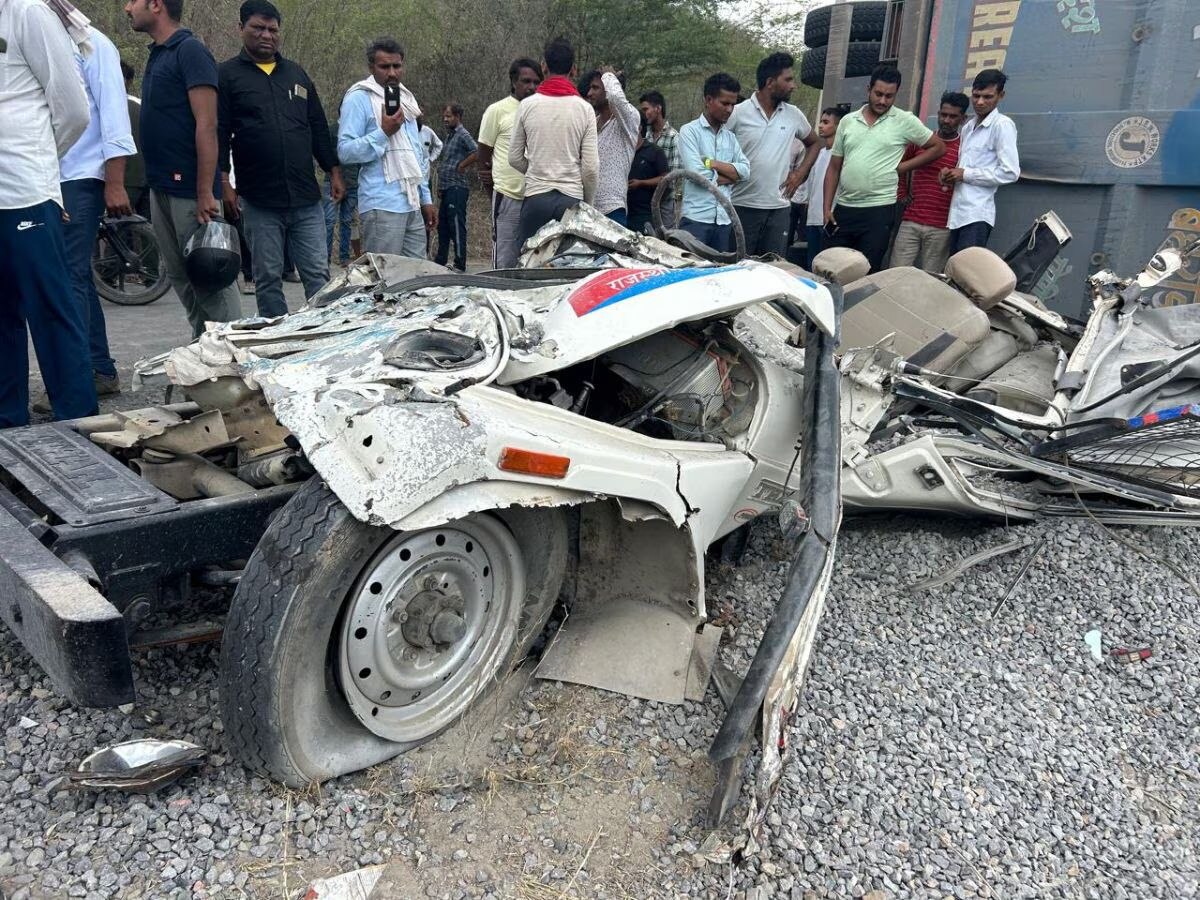 Sikar Accident News: PCR ସହ ଟ୍ରଲର ଧକ୍କା, ୩ ପୋଲିସ କର୍ମଚାରୀଙ୍କ ମୃତ୍ୟୁ