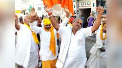 Jhalawar: संत पीपा जयंती महोत्सव पर शहर में निकली शोभायात्रा, झूमते दिखे साधु-संत 