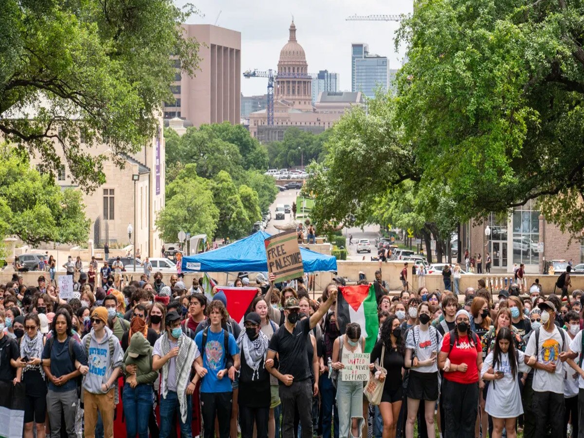 US Anti Israel Protest: एंटी-इजराइली नेता पर लगा बैन, अभी तक 550 छात्र हो चुके हैं गिरफ्तार