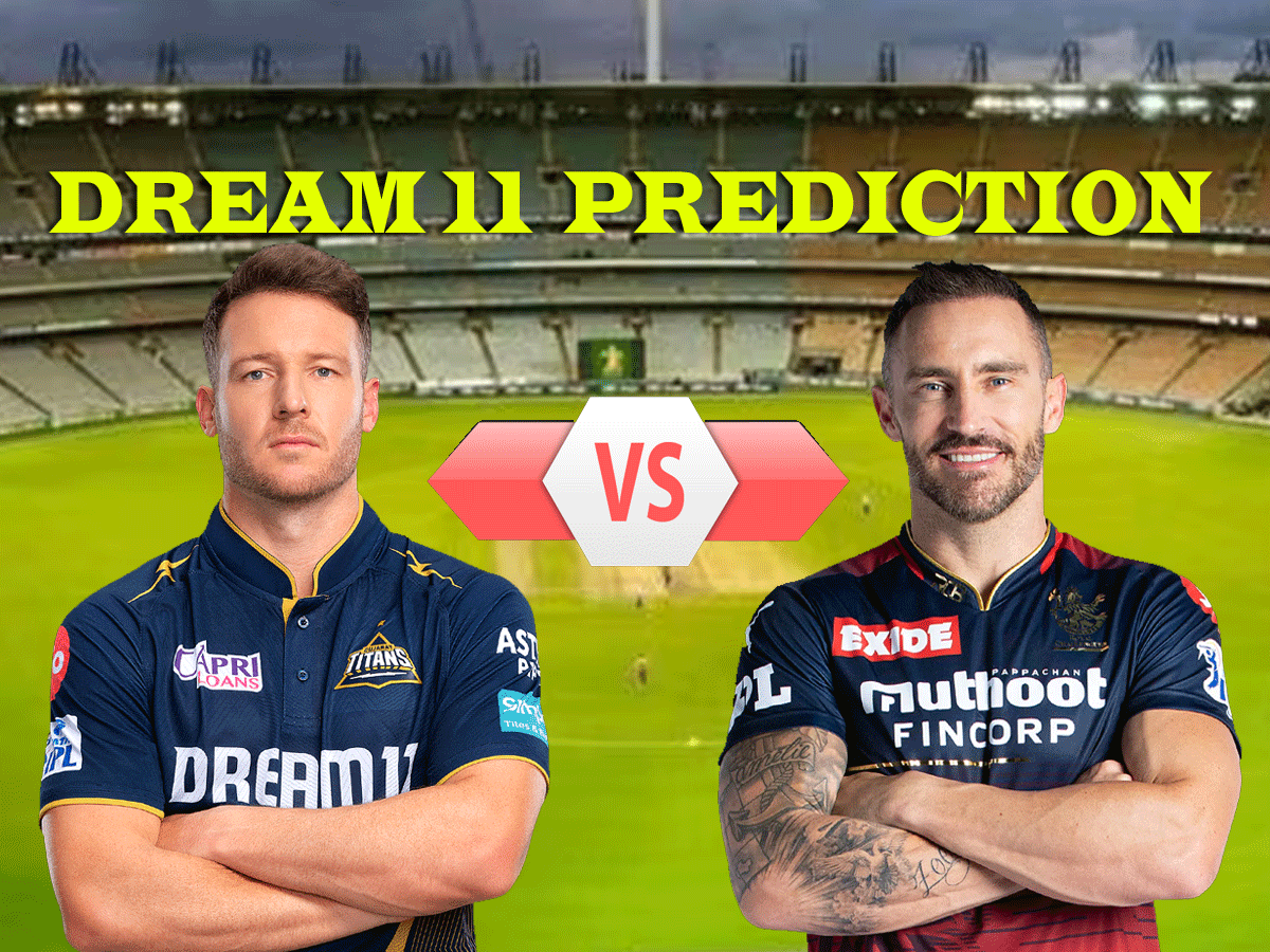 GT vs RCB Dream 11 Prediction: ऐसे बनाएं बेस्ट ड्रीम11 टीम, जानें पिच रिपोर्ट और प्लेइंग इलेवन GT vs RCB Dream 11 Prediction: ऐसे बनाएं बेस्ट ड्रीम11 टीम, जानें पिच रिपोर्ट और प्लेइंग इलेवन