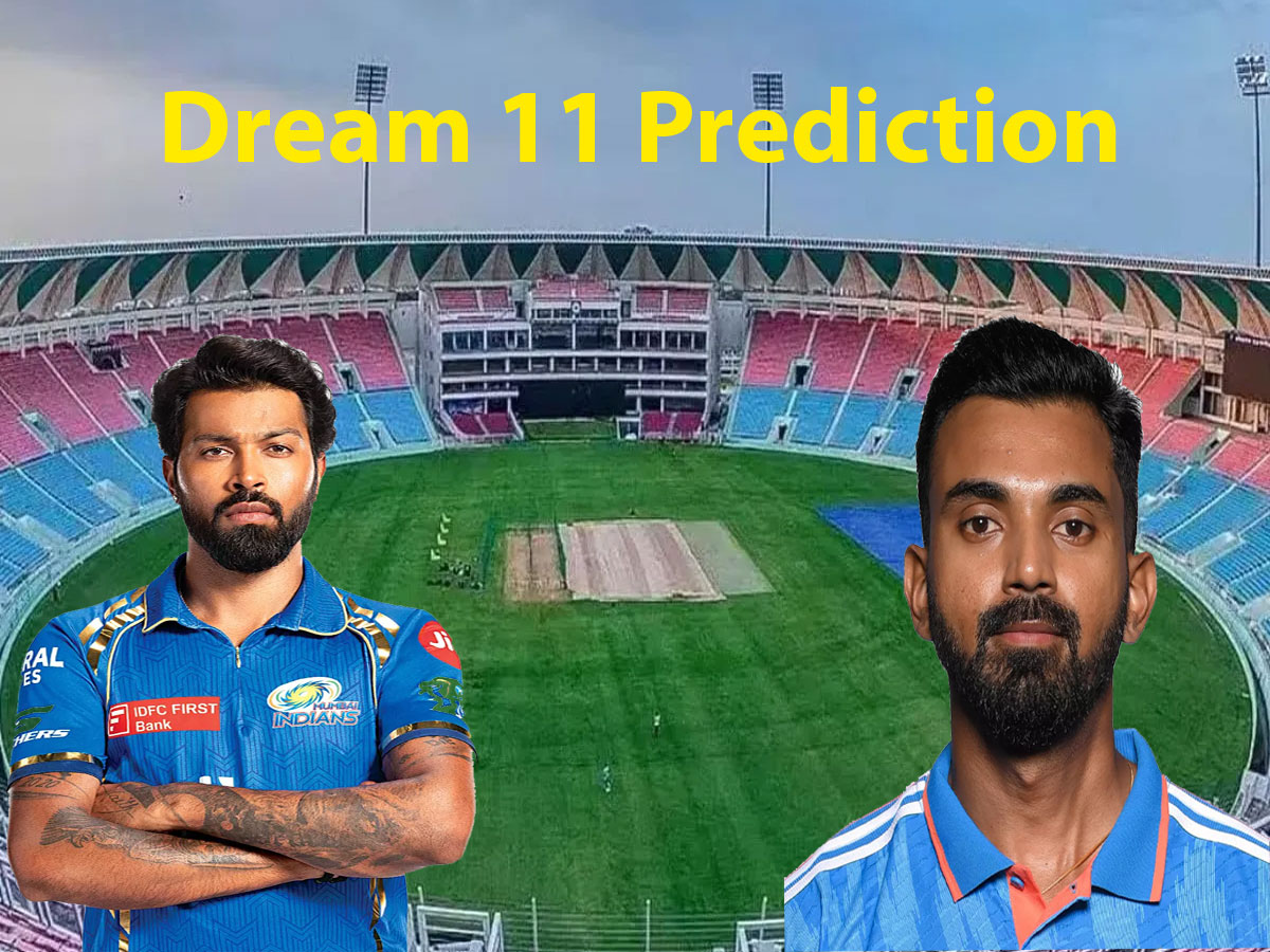 MI vs LSG Dream 11 Prediction: ऐसे बनाएं बेस्ट ड्रीम11 टीम, जानें पिच रिपोर्ट और प्लेइंग 11 MI vs LSG Dream 11 Prediction: ऐसे बनाएं बेस्ट ड्रीम11 टीम, जानें पिच रिपोर्ट और प्लेइंग 11